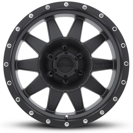 Method Race Wheels 18 x 9 Standard 6 x 5.5 Matte Black Wheel, Bp 4.5 in. - B-S 12 Offset MRWMR30189060512N